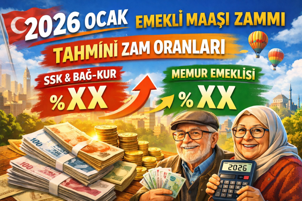 emekli maaşı zam oranları